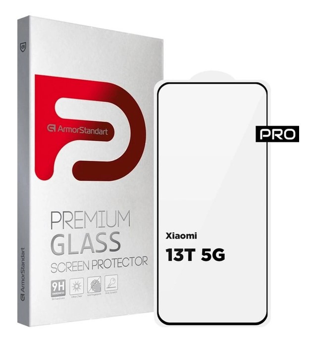 Захисне скло ArmorStandart Pro для Xiaomi 13T 5G / 13T Pro 5G Black (ARM69579)