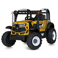 Электромобиль Трактор (2 мотора 25W, аккум 12V10AH, MP3, пульт 2,4G, музыка) Bambi M 5073EBLR-6 Желтый