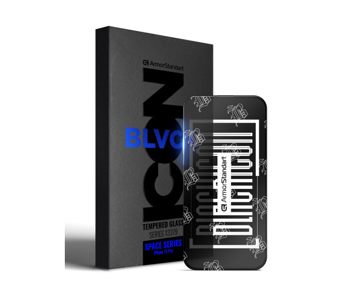 Захисне скло ArmorStandart Space Black Icon для Apple iPhone 15 Pro Max (ARM68228)