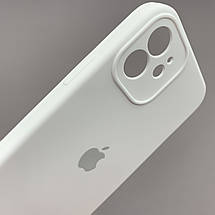 Чохол для Apple iPhone 12 матовий кейс із закритою камерою чохол на телефон айфон 12 білий o5h, фото 3