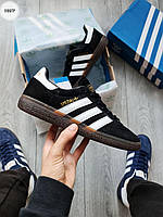 Кроссовки Adidas Spezial Black, Адидас Спешл, черно белые, Вьетнам