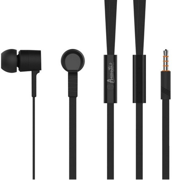 Навушники Avantis A215 Earphones with mic Black, фото 1