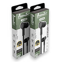 Навушники Avantis A215 Earphones with mic Black, фото 2