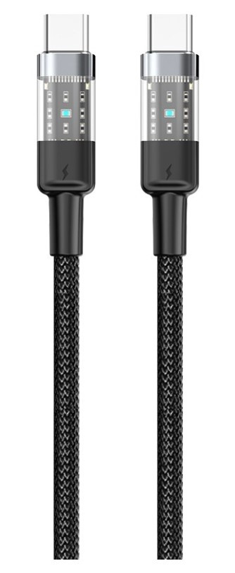 Кабель Gelius Fusion GP-UCN003 (60W) Type-C/Type-C Black (1.25m)