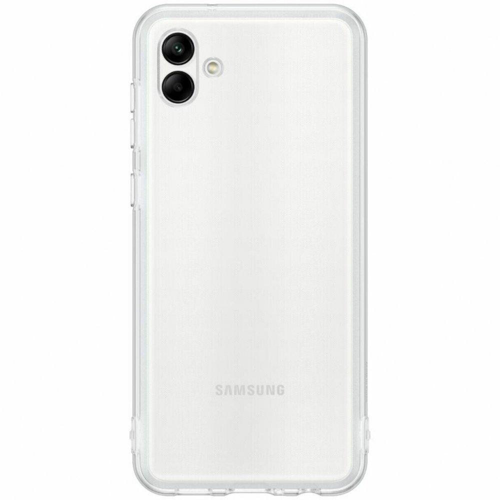 Накладка Samsung Soft Clear Cover для смартфона Galaxy A04 (A045) Transparent (EF-QA045TTEGRU)