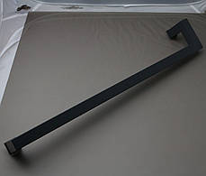 Комплект Дверна ручка Скоба нержавіюча сталь G101 1200 мм Чорна, фото 2