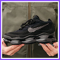 Кроссовки мужские и женские Nike Air Max Scorpion FK Black / Найк Скорпион черные