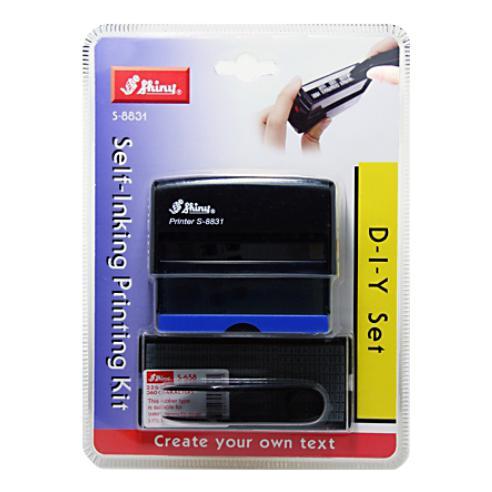 Самонабірний штамп 70x10 мм, 2-х рядковий,  Shiny S-8831