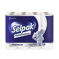 Туалетний папір Selpak Professional Premium целюлозний, 3-шаровий (24 шт./уп.)