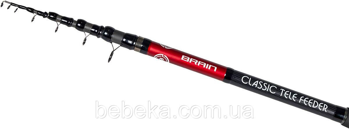 Вудилище фідерне Brain Classic Tele Feeder 2.40m max 160g, фото 1