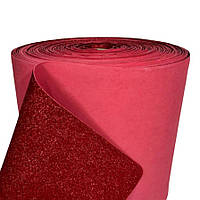 Фоаміран 2мм глітерный для декору, 0,5 м червоний
