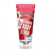 REVUELE FOAMING BODY SCRUB Пінний скраб для тіла Полуниця та чіа, 200 мл