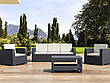 Диван, софа ротанг Dark Grey (Monaco Lounge Sofa), арт. 832, фото 7