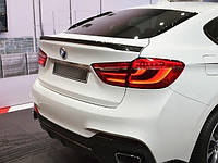 Спойлер BMW X6 F16 карбон накладка багажника бмв х6