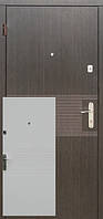 Входные двери для квартиры Redfort Лайн Эконом Венге/ ясень белый стуктурный