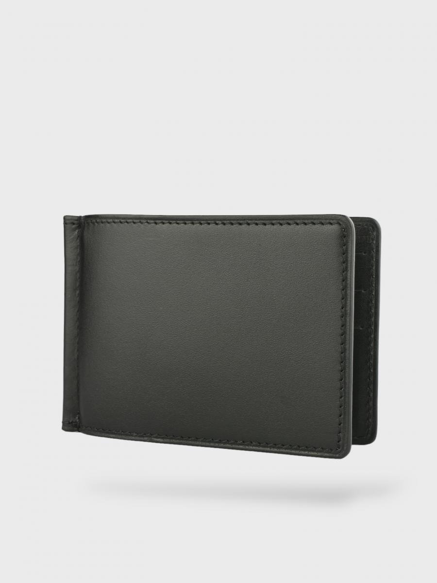 Чоловічий шкіряний затискач для грошей із відділенням для кредиток "Louis", фото 1