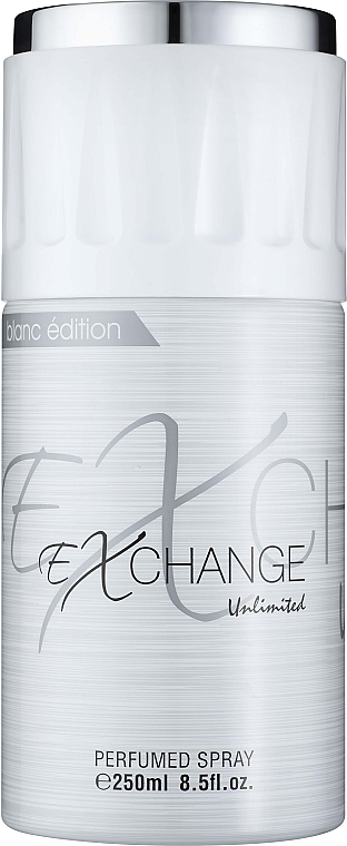 Дезодорант Fragrance World Exchange Unlimited Blanc Edition для чоловіків — deo spray 250 ml