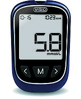 Система контроля уровня глюкозы в крови Visio (глюкометр)