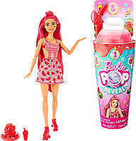 Набір Barbie Pop Reveal Fruit Series Watermelon Crush Лялька Барбі Соковиті фрукти Кавуновий смузі, змінює колір