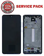 Дисплей для Samsung A52 (A525, A526, A528) із сенсором синій + рамка сервісний оригінал
