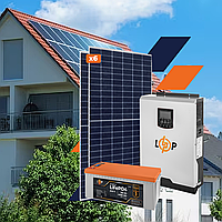 Оборудование для солнечной электростанции (СЭС) Премиум 3,5 kW АКБ 4 kWh LiFePO4 160 Ah