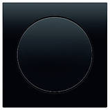 Накладка для поворотного диммера, чорна, Berker R. 1/R. 3, фото 2