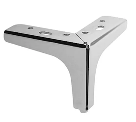 Ніжка GTV STGY135 135x135 H=100 мм сталева Хром