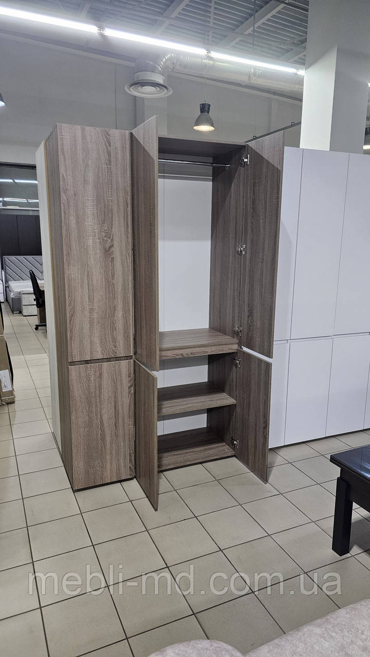 Шафа для одягу розпашна Модерн ШМ 120-1 Дуб санома трюфель, фото 1