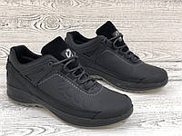 Мужские кожаные черные кроссовки полуспорт туфли Производство Украина. Натуральная кожа! Гарантия! Весна Осень