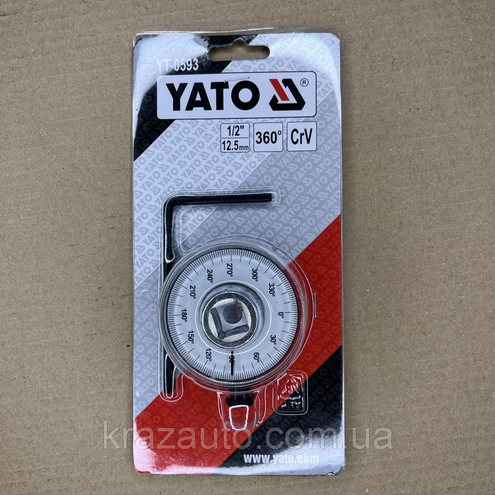 Шкала Доворотна 1/2" 360° (Транспортир для динамометричного ключа) YATO YT-0593