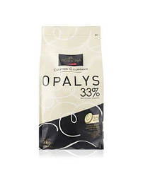 Білий шоколад Opalys 33% Valrhona 100 г кулінарний кондитерський білий шоколадний кувертюр