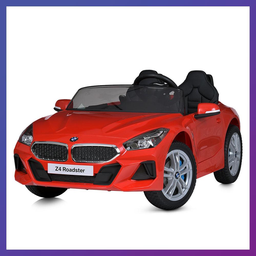 Дитячий електромобіль на акумуляторі BMW Z4 Roadster M 5742 з пультом для дітей 3-8 років Червоний