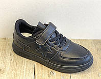 Кросівки дитячі підліткові TOM.M р. 34 устілка 21,3 см для хлопчика демісезонні 10998 чорні
