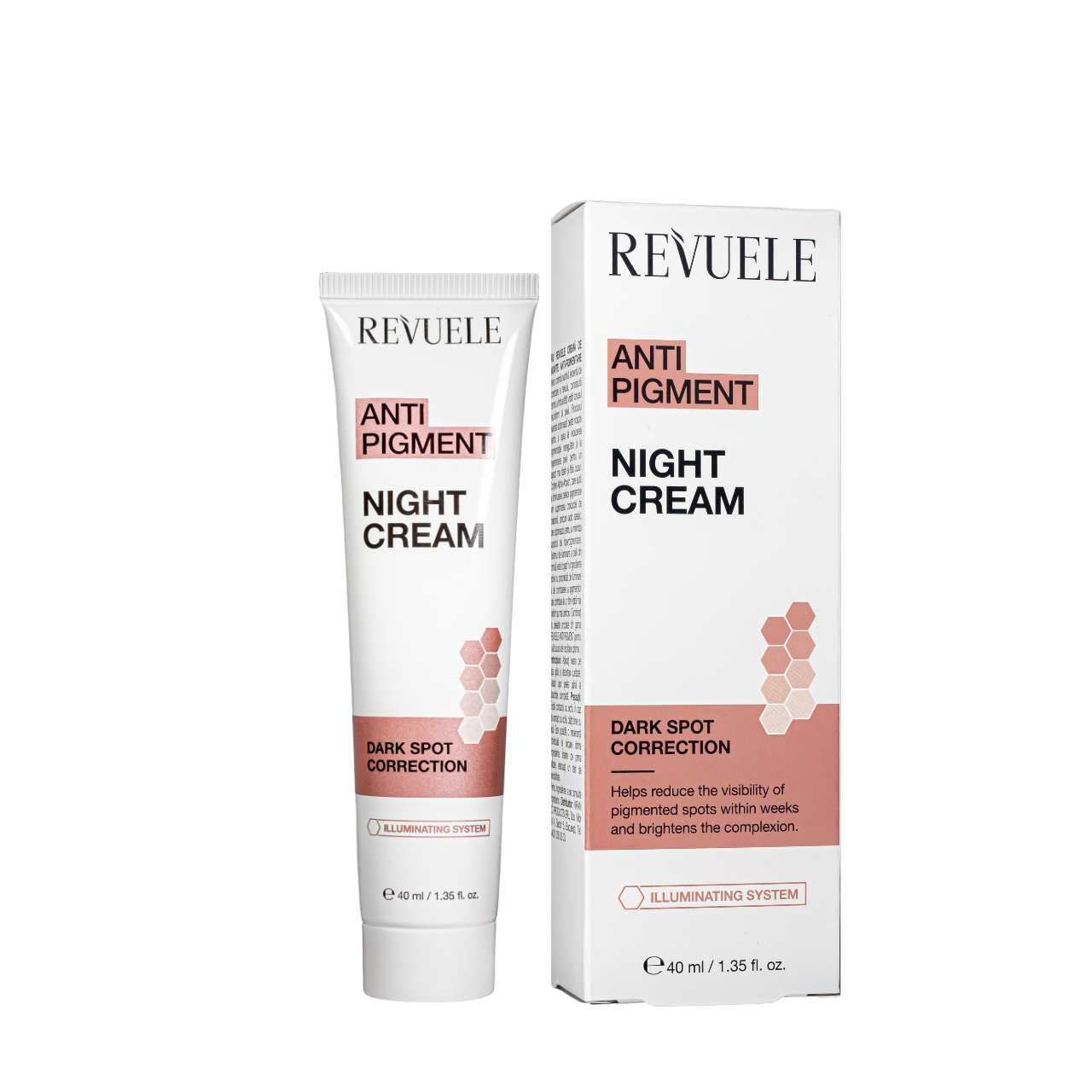 Нічний крем для обличчя Revuele Anti Pigment Night Cream проти пігментації, 40 мл, фото 1