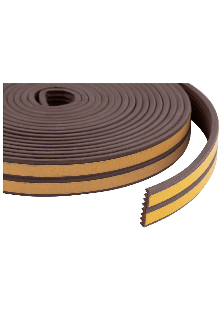 Гумовий ущільнювач на вікна та двері PARKSIDE 2 шт по 5 м профільний W самоклеючий, утеплювач вікон, фото 1