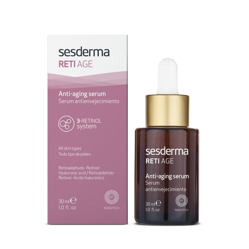 Сесдерма Reti-Age Омолоджуюча сироватка для обличчя з ретинолом SesDerma Reti-Age Antiaging Serum, 30 мл, фото 1