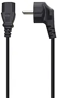 Сетевой шнур (шнур питания) (C13-CEE 7/7) 1.5M 3X0.75MM 2 PC-186-VDE, Черный