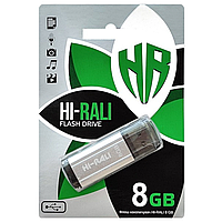 Флеш-накопичувач Hi-Rali 8GB Stark series Silver