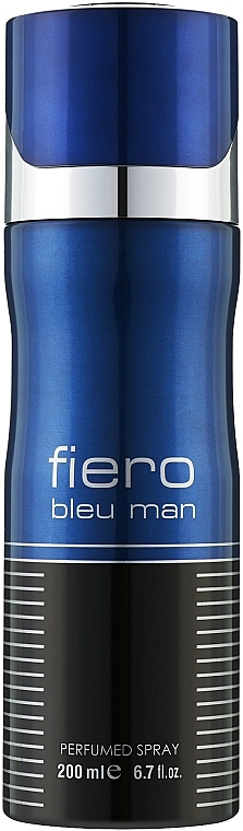 Дезодорант Fragrance World Fiero Bleu Man для чоловіків — deo spray 200 ml