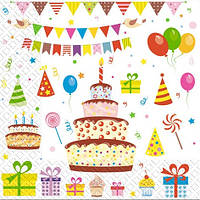 Серветки паперові Свято 3 шари