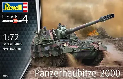 САУ Panzerhaubitze 2000 ЗСУ. Збірна модель у масштабі 1/72. REVELL 03347, фото 1