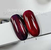 Гель лак SAGA PROFESSIONAL GLOW CAT №01, 9 МЛ