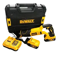 Аккумуляторная сабельная пила DeWalt DCS380N (36V, 6Ah) с подсветкой рабочей зоны Электропилка ножовка Девольт