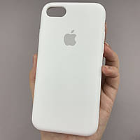 Чехол для Apple iPhone 7 силикон кейс чехол с закрытым низом на телефон айфон 7 белый h5p