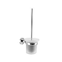 Єршик для унітаза настінний Perfect Sanitary Appliances SP 8129 латунь, скло, хром