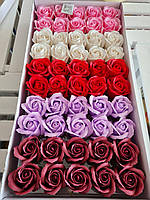 Мильні троянди (мікс № 25) для створення розкішних нев'янучий букетів і композицій з мила