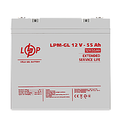 Акумулятор гелевый LPM-GL 12V - 55 Ah