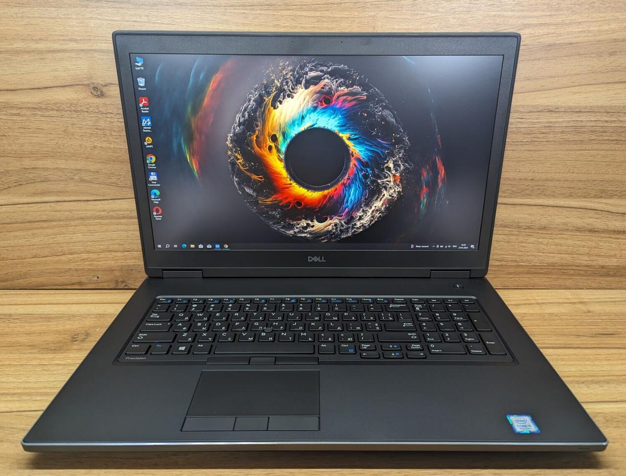 Б/в Ноутбук ноутбук Dell Precision 7730 17.3" 1920x1080| Core i5-8400H| 16 GB RAM| 512 GB SSD| Quadro P3200 6GB