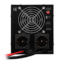 ДБЖ LogicPower LPY-PSW-1500VA+ (1050Вт) 10A/15A з правильною синусоїдою 24V, фото 4