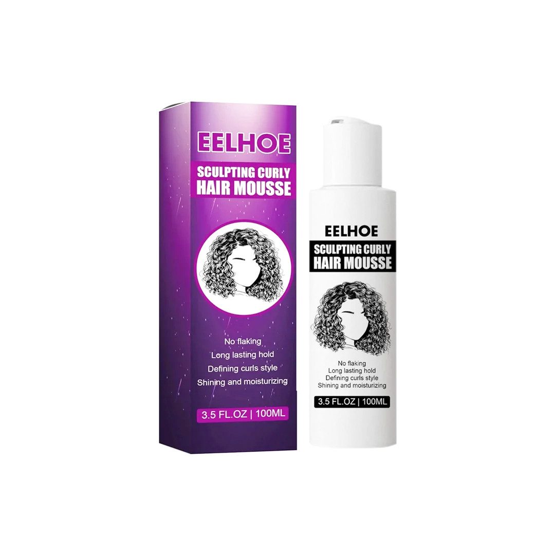Гель для укладання та догляду за кучерявим волоссям EElhoe Sculpting Curly Hair Mousse